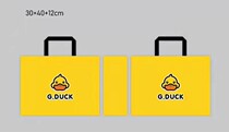 Small yellow duck G Duck handbag delivery man special hand carrying bag gift bag