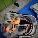 Рюкзак, вместительная и большая акула, ранец подходит для мужчин и женщин для школьников для отдыха для путешествий, новая коллекция