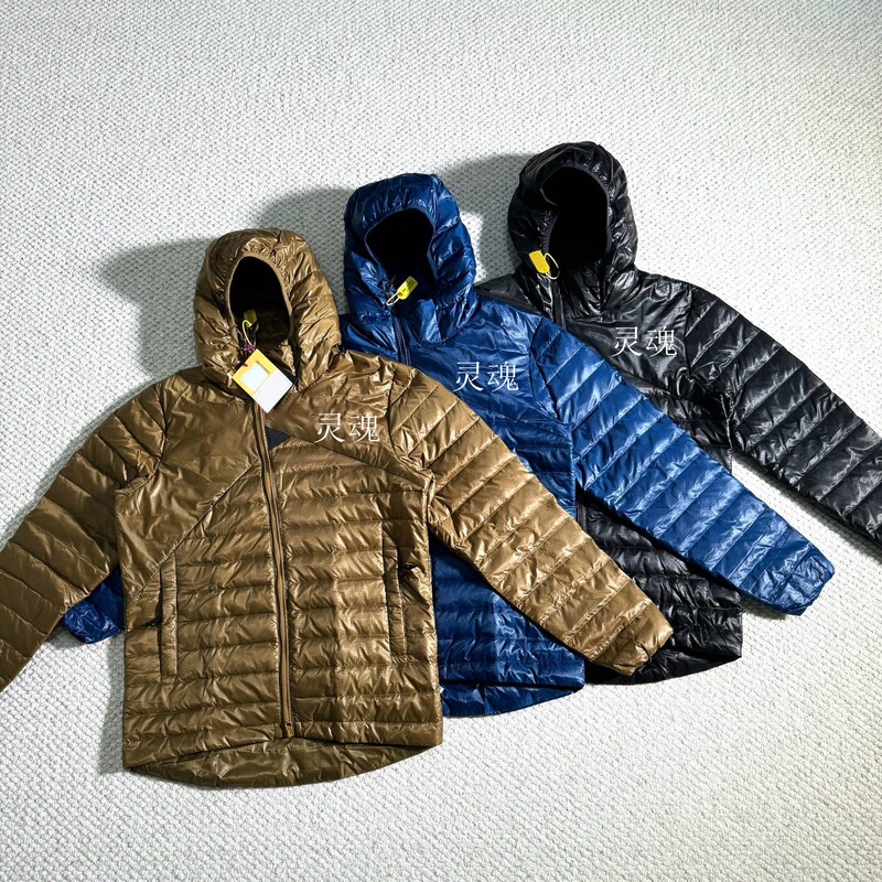 Nordic Mouse Short Hooded Lightweight down Jacket for Men Lopt Loki (Air) Ribbed down Jacket 10282