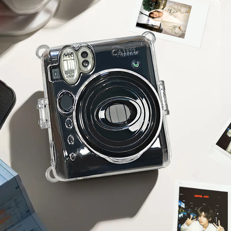Polaroid Protective Case Suitable for Fuji Instax Mini50/Mini55/Mini50S Universal Protective Case Crystal Case Stylish Simple Protective Shell Storage Case Transparent Case Accessories Polaroid Protective Case Suitable for Fuji Instax Mini50/Mini55/Mini50S Universal Protective Case Crystal Case Stylish Simple Protective Shell Storage Case Transparent Case Accessories