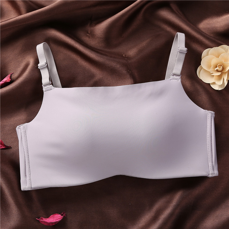 Một mảnh của không đánh dấu-bra tụ tập đồ lót womens thép-free style vòng áo ngực sexy ngực nhỏ dày mỏng chống loại bỏ bóng quấn ngực