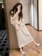 Beautiful early summer suit 2026 new loose and lazy style bat-sleeved top high-waisted drape skirt two-piece set