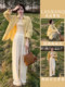 Spring clothing for women 2026 fashion suits for small people, tea-style outfits, a complete set of unique and beautiful shirts and two-piece trousers