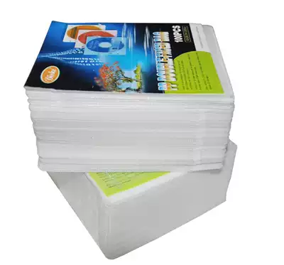 (Thickened 100 PP bags)Double-sided CD-rom PP bags CD bags 100 CD-rom cases per pack Protective cases