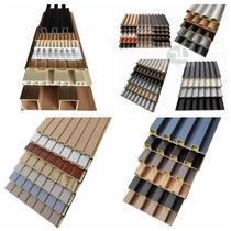 Eco-wood Great Wall Board Wallboard PVC ceiling ceiling Green wood wall skirt balcony exterior wall panel decoration material