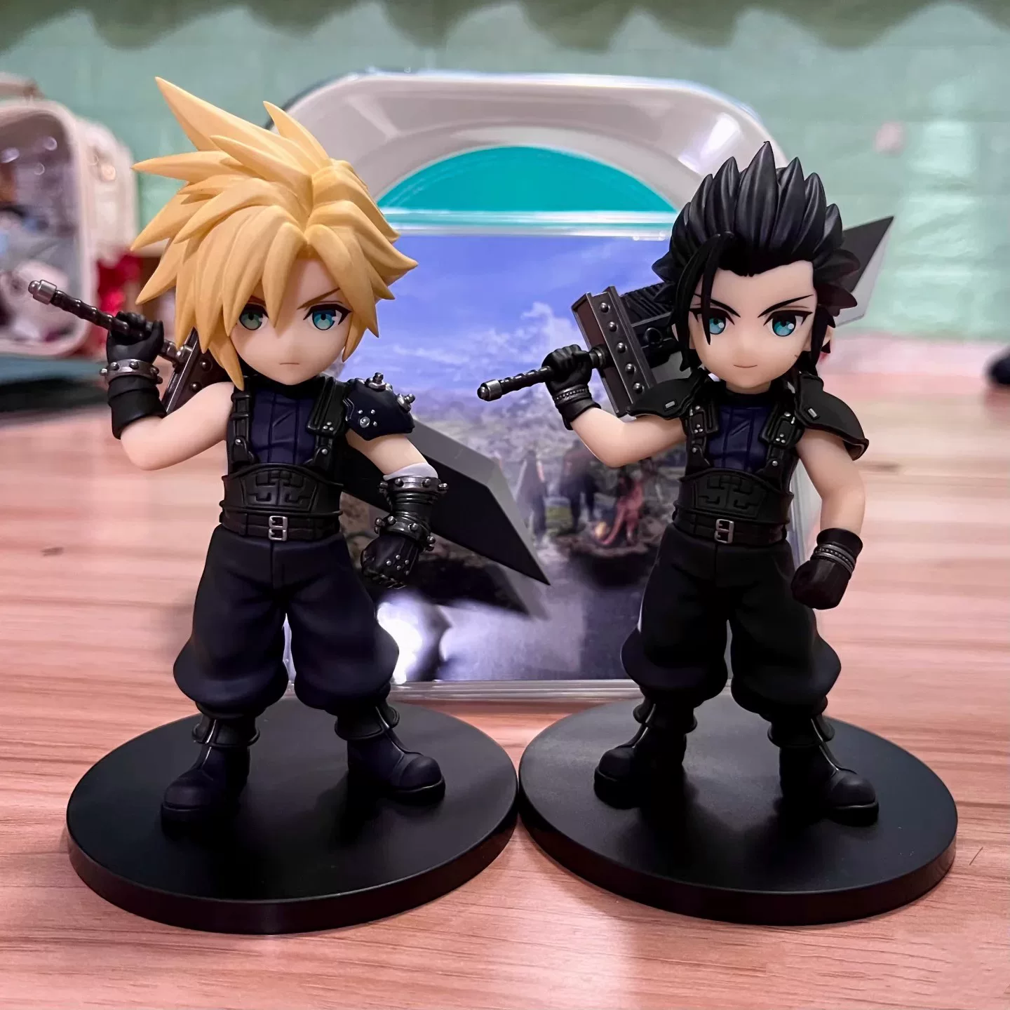 Final Fantasy 7Q Edition Saphirostefa Zack Cloud Alice Фигура периферийная модель украшения