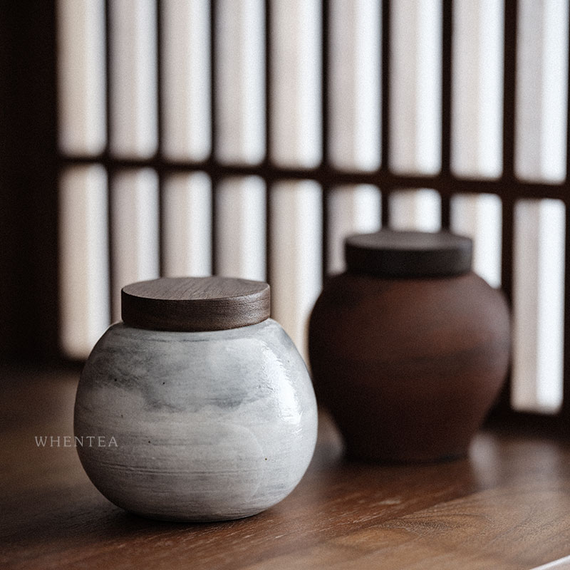 Wen said) Japanese-style snow melting powder lead small tea pot retro style Jingdezhen city portable tea warehouse wake up tea pot