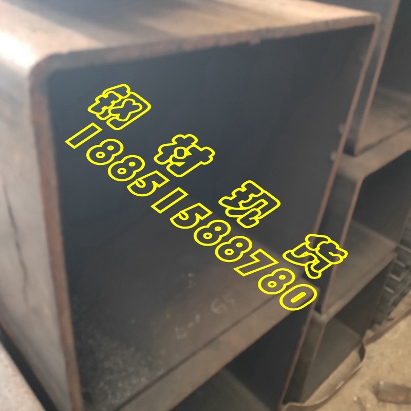 Large caliber steel square pipe 200 * 300200 * 400mm square steel tube rectangular square through Q345 iron pipe thickness 10 15