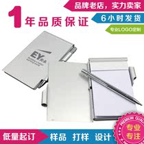 Metal with pens sticky book custom logo tear note paper exhibition advertising office supplies activities gifts