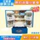 Trẻ em chơi nhà bếp đồ chơi thiết lập mô phỏng mini thiết bị nhỏ tủ lạnh bé trai và bé gái thực sự nấu đồ dùng nhà bếp đồ chơi rút gỗ