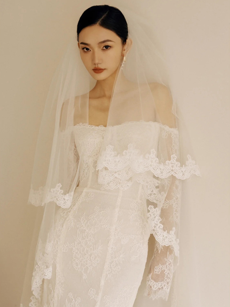 Lace retro wedding dress, evening dress, long sleeve, open shoulders, 2023 collection, Mori, lace dress,  Lace retro wedding dress, evening dress, long sleeve, open shoulders, 2023 collection, Mori, lace dress,