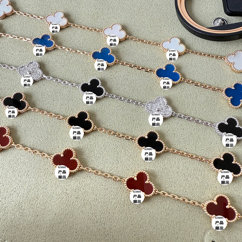 18K Gold Jewelry Custom Four-Leaf Clover Five-Flower Bracelet Panda Spacer Diamond Five-Flower Au750 Gold White Gold Rose Gold 18K Gold Jewelry Custom Four-Leaf Clover Five-Flower Bracelet Panda Spacer Diamond Five-Flower Au750 Gold White Gold Rose Gold