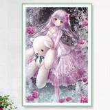 5D Diamond Painting, полная бриллиантовой вышивки, мечта, спальня, палка Diamond Cross Stitch 2019 Новая гостиная мультфильм принцесса