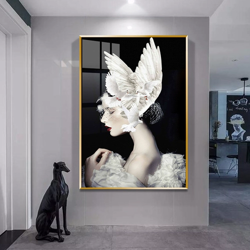 5D Diamond Painting, полная бриллиантовой вышивки современной фигуры.