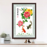 5D Diamond Painting, полная вышитых бриллиантовых крыльца 2018 Новая гостиная Простая современная паста бриллиантовые стежка пионов цветок