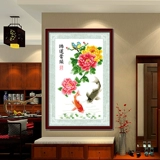 5D Diamond Painting, полная вышитых бриллиантовых крыльца 2018 Новая гостиная Простая современная паста бриллиантовые стежка пионов цветок