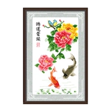 5D Diamond Painting, полная вышитых бриллиантовых крыльца 2018 Новая гостиная Простая современная паста бриллиантовые стежка пионов цветок