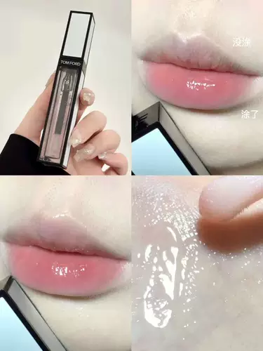 Tom Ford, глянцевый блеск для губ с розой в составе, зеркальный эффект