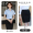 Female -9285 Short sleeved Blue Shirt+181 Black Skirt