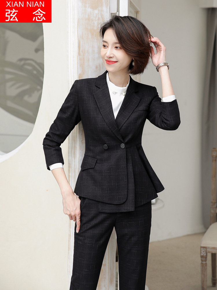 High-end suit suit female Korean temperament OL work clothes Formal tooling new jewelry store beautician work clothes