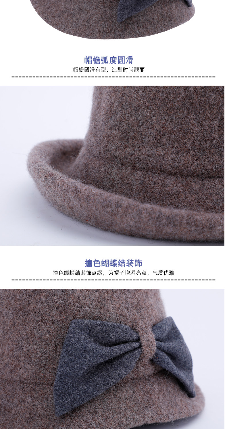 Chapeau pour femme      en Melange de laine - Ref 3233976 Image 24