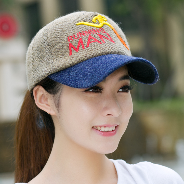 Hat women korean version tide knit hat beanie hat hip hop hat couple duck tongue hat autumn winter men's baseball cap winter