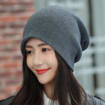 Cap children Winter Korean version Tide Winter Wool Knit Cap Thickened Warm Wool Wire Cap Protective Ear Cover Headcap Outdoor Male