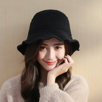 Fisherman Hat Lady Fall Winter Han Edition Hanghai Ha Ha Heating Knitting Hat Fashion Culture Culture Retro Englen