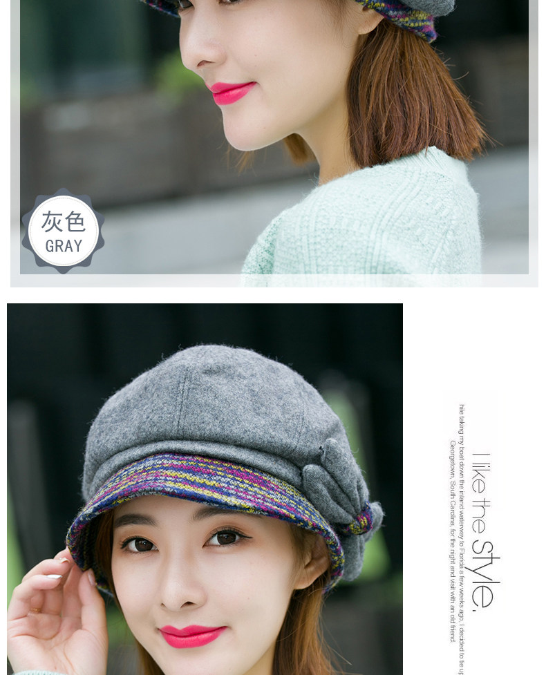 Chapeau pour femme      en Melange de laine - Ref 3233957 Image 13