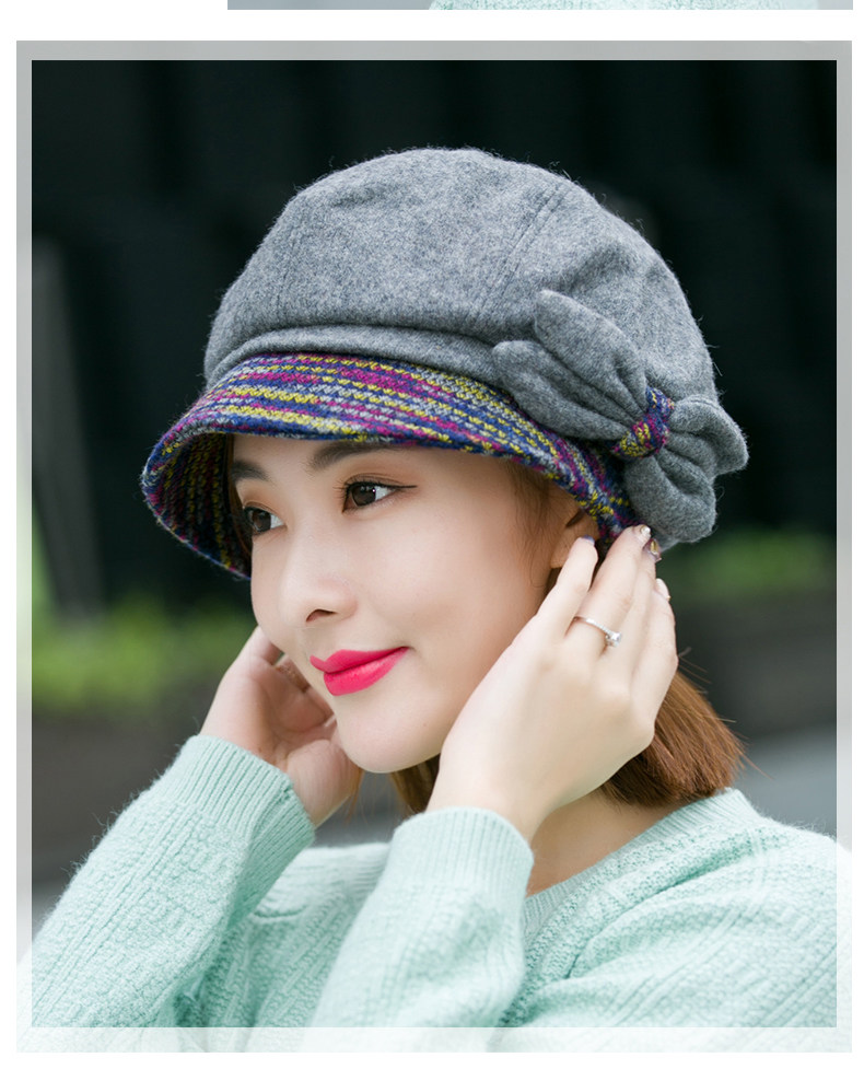 Chapeau pour femme      en Melange de laine - Ref 3233957 Image 15