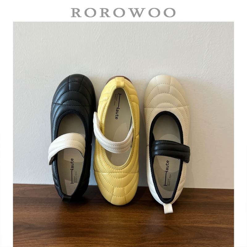 Rao Rao Wu Sheepskin Sports Ballet Style Velcro Mary Jane Shoes Spring and Autumn New Shallow Flat Shoes for Women X108 Rao Rao Wu Sheepskin Sports Ballet Style Velcro Mary Jane Shoes Spring and Autumn New Shallow Flat Shoes for Women X108