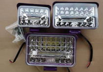 Car LED square light 3 inch 4 inch 5 inch modified light off-road vehicle ceiling light engineering light 12V-80V universal