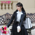 Seven Seven Edge 2019 Mùa xuân Mới của phụ nữ Hàn Quốc Đen Zipper dài tay áo khoác da ngắn - Quần áo da áo da nữ dáng dài Quần áo da