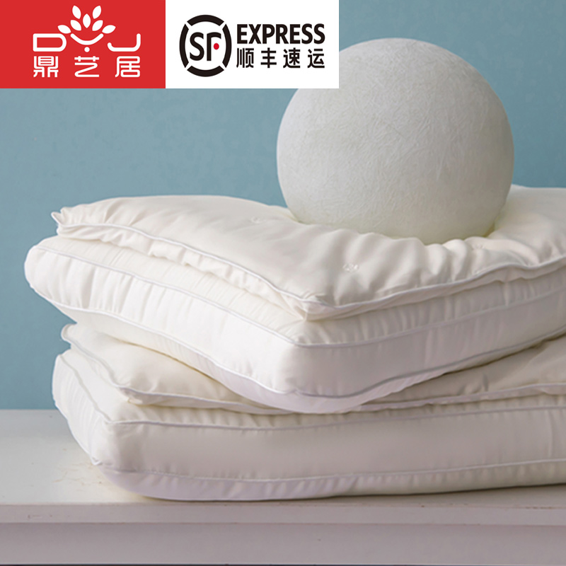 A class cotton silk pillow pillow core student dormitory single wear male cervical vertebra to help sleep female pair home