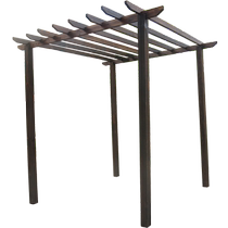 Navigator Sunroom Bracket Flower Rack Balcony Anticorrosive Wood Carbonized Wood Grape Rack Outdoor Courtyard Plant Rack