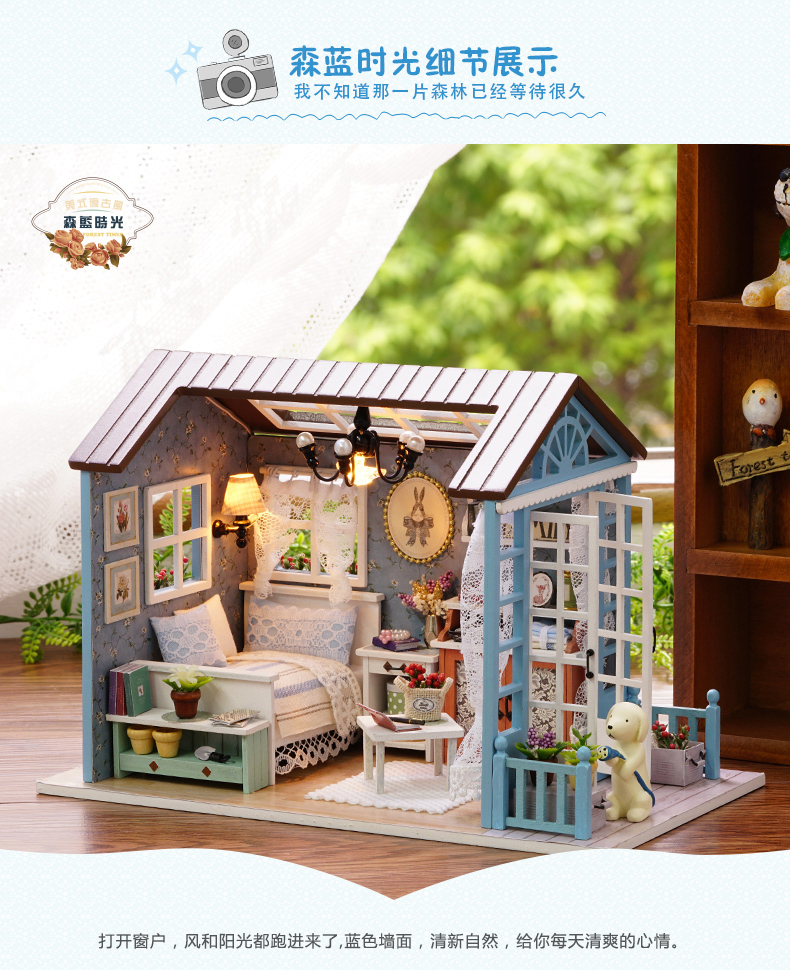 Đồ chơi trẻ em 6-7 8 9 10 11 Ngôi nhà búp bê 12 tuổi búp bê bé na