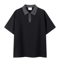 Pure cotton polo shirt custom work clothes loose cultural shirt embroidered short-sleeved workwear printed logo half-sleeved raglan T-shirt