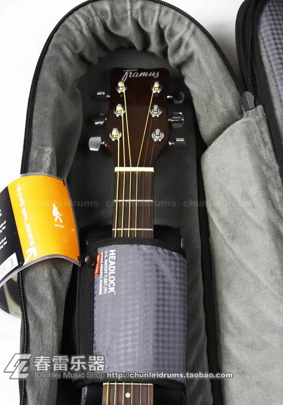 Nhạc cụ Chunlei MONO M80 ABS chống va đập, chống thấm nước và chống rách Túi đàn guitar acoustic dân gian màu đen - Phụ kiện nhạc cụ