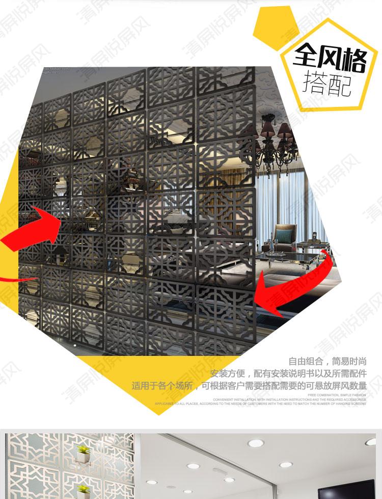 Gỗ rắn treo di động màn hình lưu trữ nhà hàng nhà hàng phòng ngủ nghiên cứu trà trang trí nhà màn hình phân vùng rỗng - Màn hình / Cửa sổ mẫu song cửa sổ đẹp