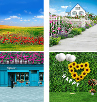 Landscape background cloth photography background cloth ins hanging cloth childrens photo shooting background Net Red Anchor background cloth 17