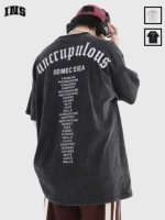 Ретро хлопковая футболка для влюбленных подходит для мужчин и женщин, короткий рукав