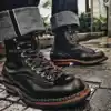 SPOT WHITES BOOTS WHITE WHITE BOOTS Short face American RETRO TOOLING boots HORWEEN BOOTS TEA core