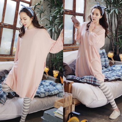 Mùa xuân và mùa thu mùa đông flannel áo len nữ pajama đồ ngủ áo thun dài tay áo phụ nữ danumberd của quần áo nhà hai mảnh bộ