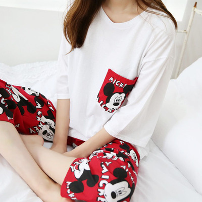 Mùa xuân và mùa thu mùa đông flannel áo len nữ pajama đồ ngủ áo thun dài tay áo phụ nữ danumberd của quần áo nhà hai mảnh bộ