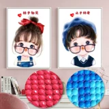 2023 Новый бриллиантовый картина 5D Full Diamond Living Room спальня мультипликационная мультипликация бриллиантовые вышитые перекрестный удар с бриллиантами