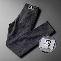 Break Code Clear Cabin Spring Fall Casual Pants Mens Body Fashion Quality Handsome Mens Business Printed Pants Mens Feet