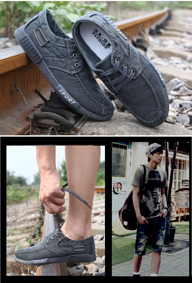 Giày vải mùa thu và mùa đông nam cộng với giày nhung ấm cắt thấp với giày nam giày sneaker