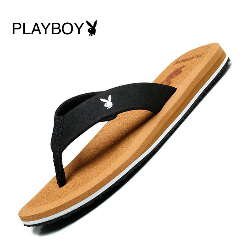 playboy platform flip flops