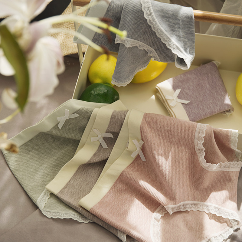 Panties women's cotton crotch comfortable breathable mid-rise markless girl cotton 2020 explosive ladies new summer thin