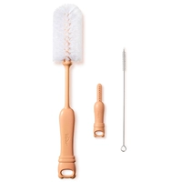 Ершик для бутылочки, красный комплект, 3 шт